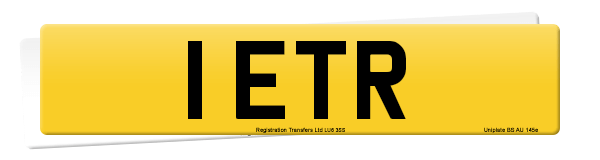 Registration number 1 ETR
